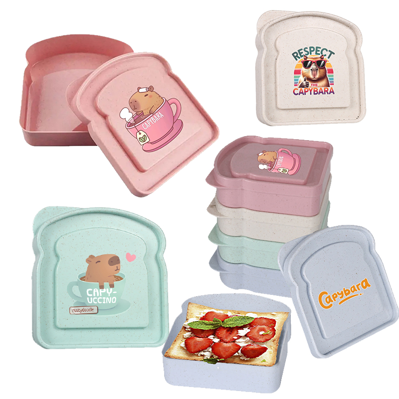 Food Storage Meals - Pojemnik na kanapki z kapibarą, pojemnik