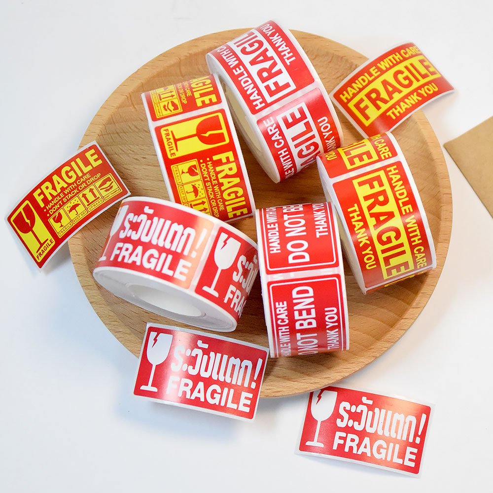 Food Storage Labels - 250 szt. Naklejek ostrzegawczych o nacisku,