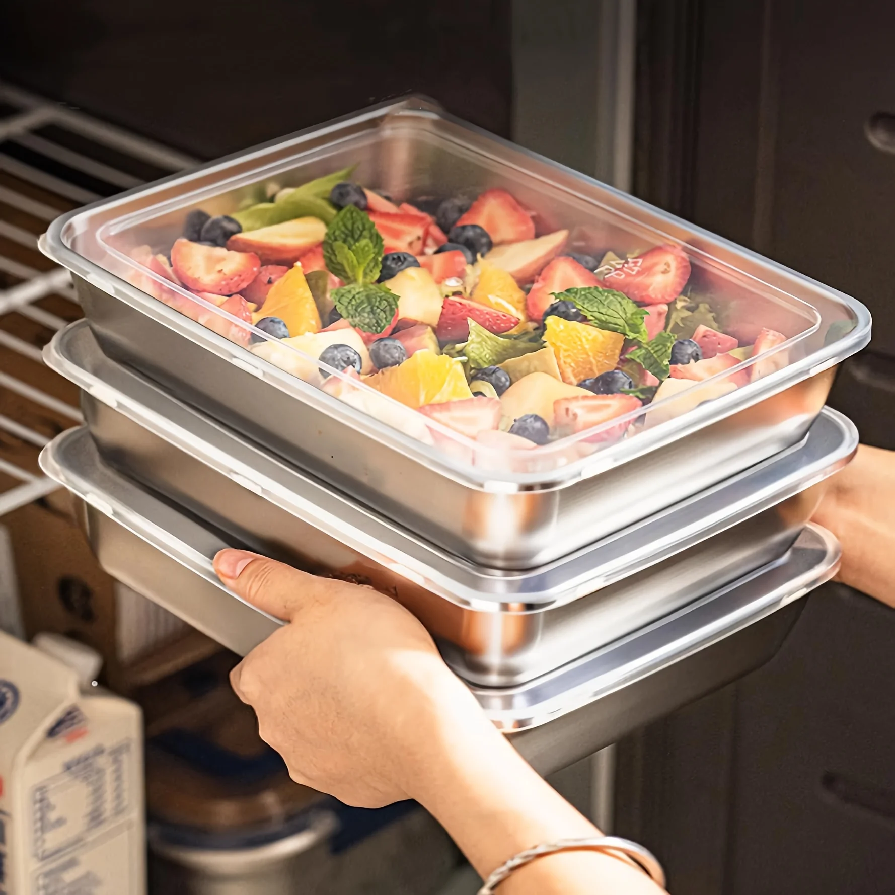 Food Storage Meals - 3 szt. Pojemniki na żywność i