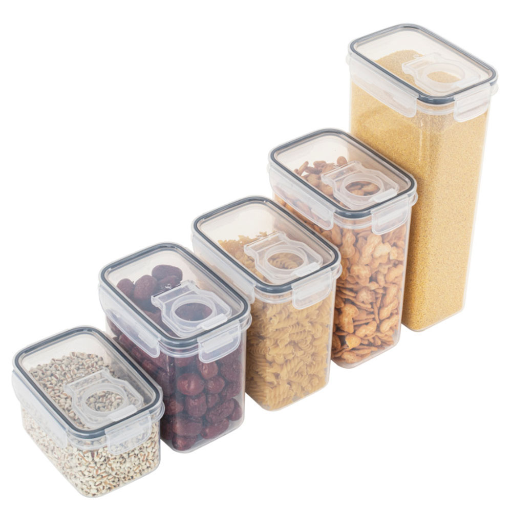 Food Storage With Dividers - Plastikowe pudełko do przechowywania żywności Słoiki