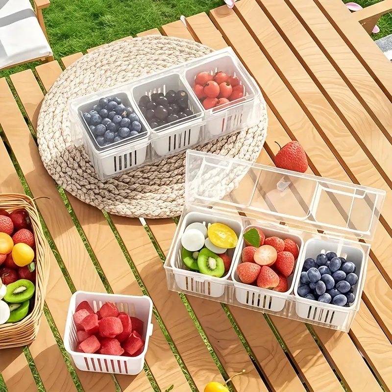 1 szt. Pojemniki na żywność z  – Food Storage With Dividers recenzja i cena