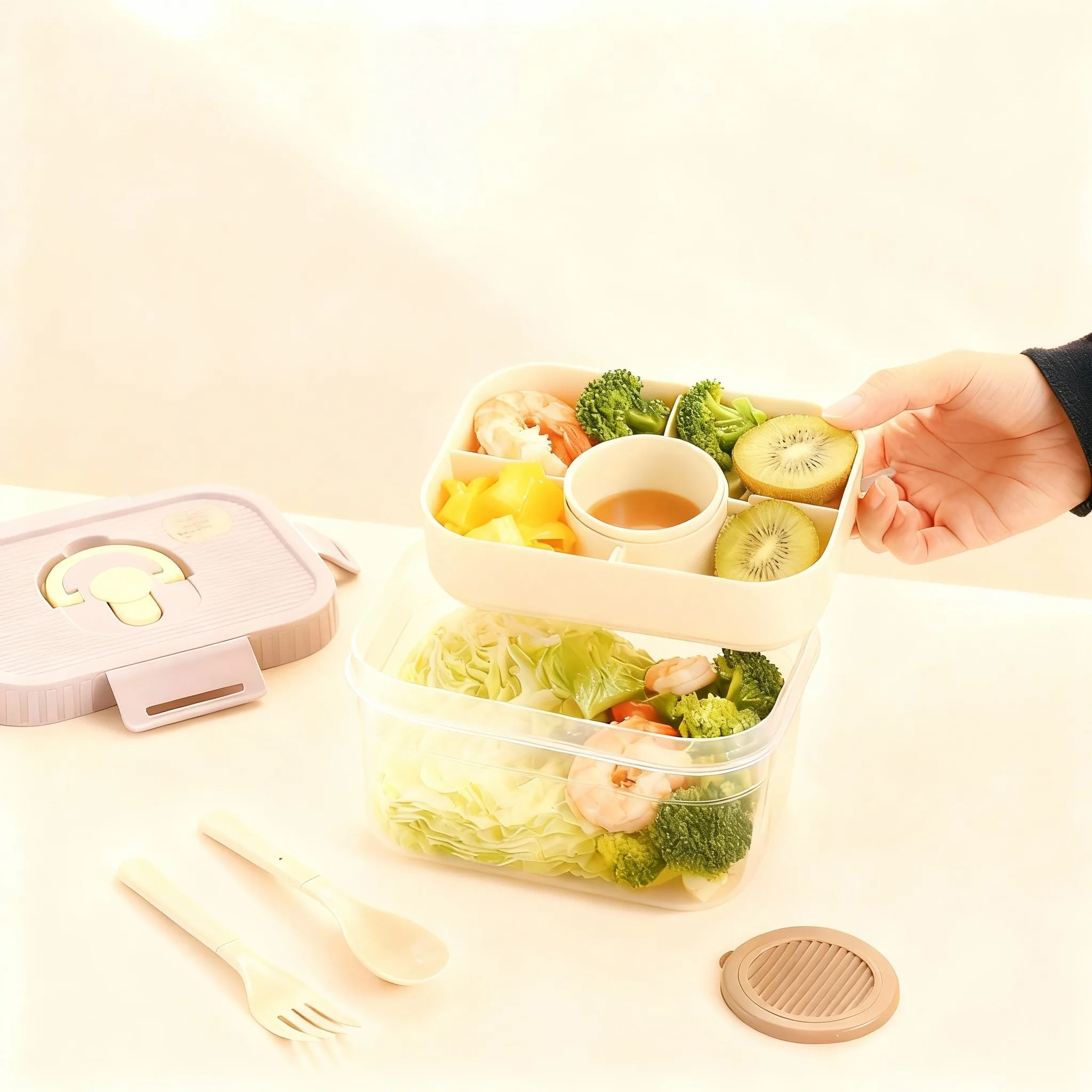 Przenośny, plastikowy, dwuwars – Food Storage Oven Safe recenzja i cena