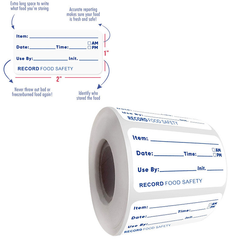Nowy # 500 szt./rolka Naklejki – Food Storage Labels recenzja i cena