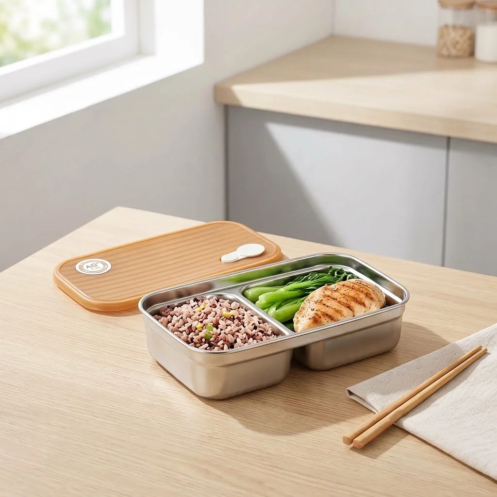 Pudełko na lunch ze stali nier – Food Storage With Dividers recenzja i cena