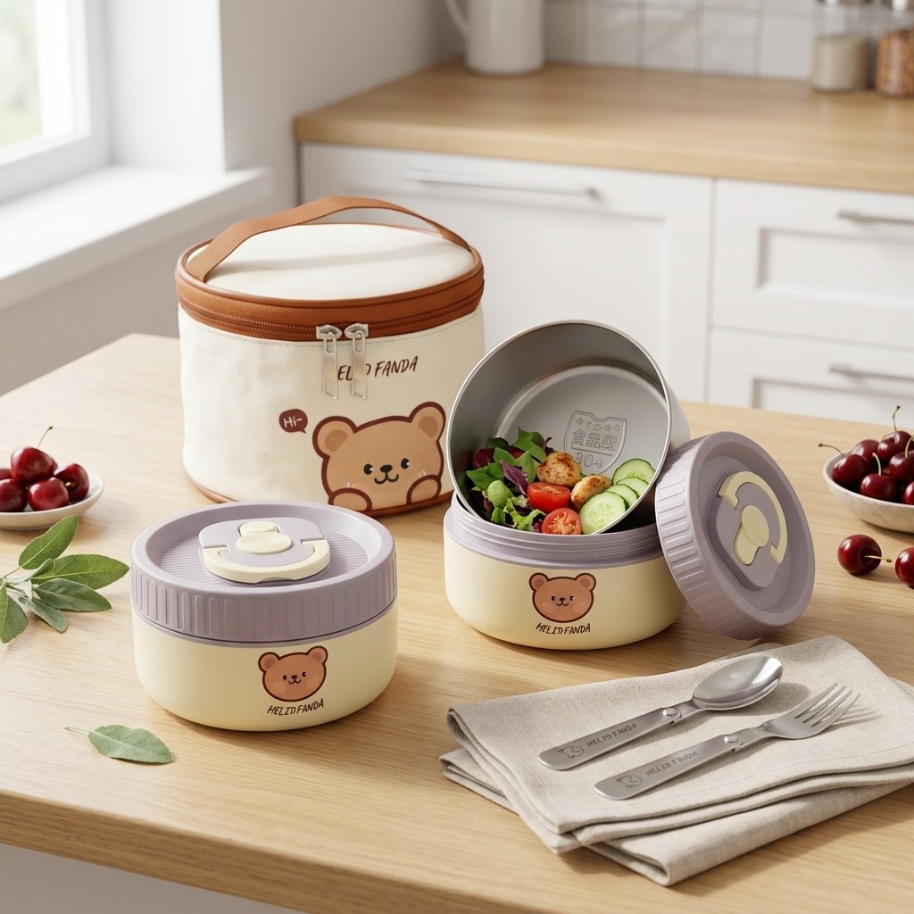 Pojemnik na lunch dla dzieci z – Food Storage Oven Safe recenzja i cena